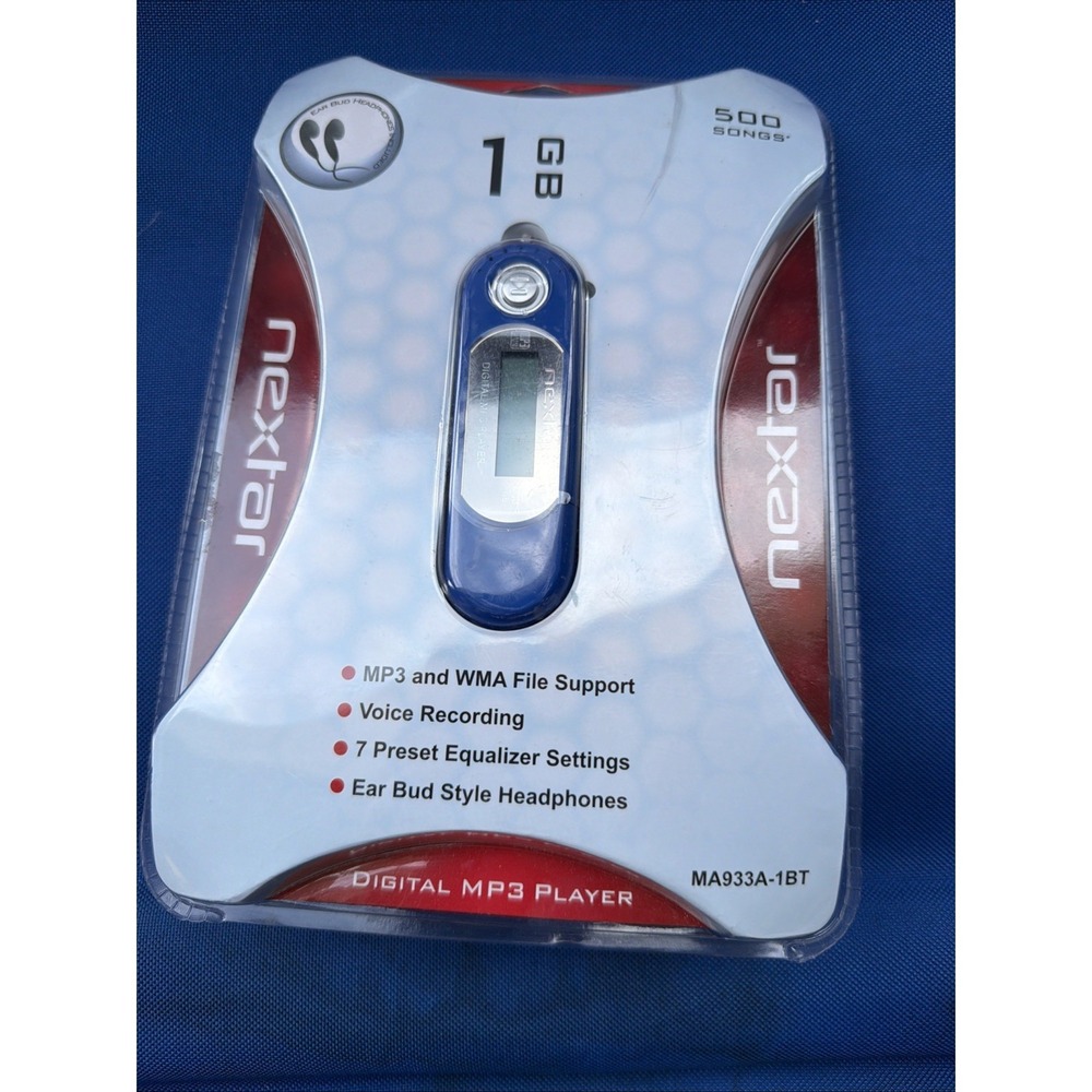 Nextar Portable 1GB Digital MP3 Player MA933A-1 NIP New Sealed WIN XP